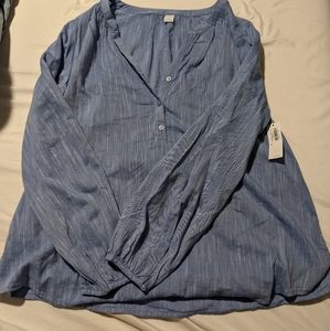 NEW blue blouse